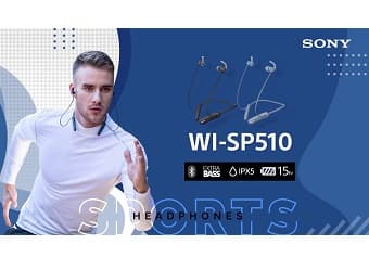 Sony WI-SP510 Wireless Sports Extra Bass in-Ear Headphones